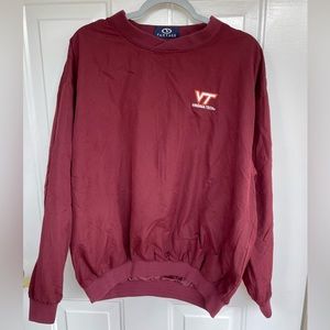 Maroon Virginia Tech Windbreaker